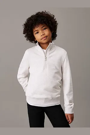 Calvin Klein Sudadera holgada con cremallera infantil