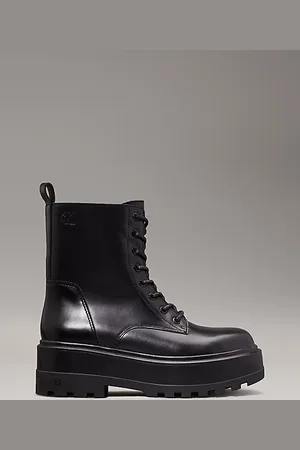 Calvin Klein Botas de piel con plataforma