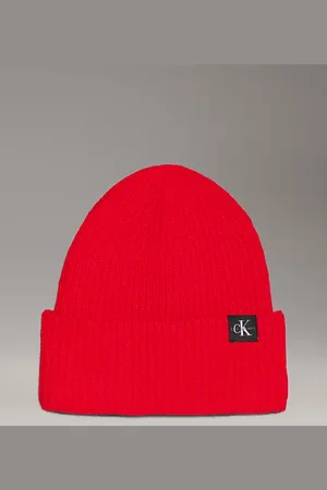 Calvin Klein Gorro de punto de canalé infantil