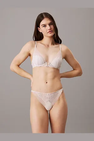 Calvin Klein Sujetador escotado de media copa de encaje