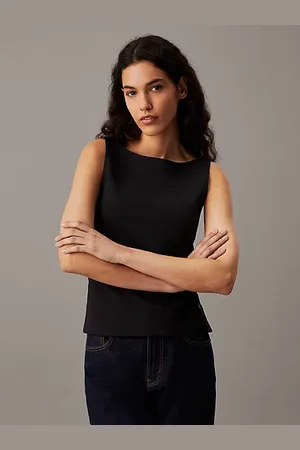 Calvin Klein Camiseta de tirantes slim de punto milano