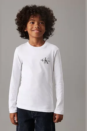 Calvin Klein Camiseta de manga larga infantil