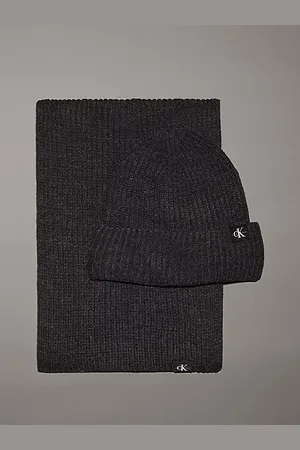 Calvin Klein Set de bufanda y gorro infantil