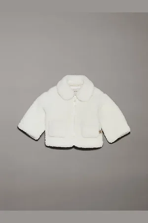 Calvin Klein Chaqueta de tejido de felpa para recién nacido