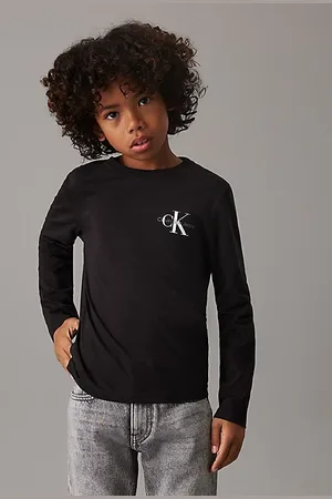 Calvin Klein Camiseta de manga larga infantil