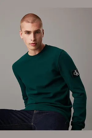 Calvin Klein Camiseta slim de manga larga de punto gofrado