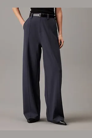 Calvin Klein Pantalones de pierna ancha de punto milano