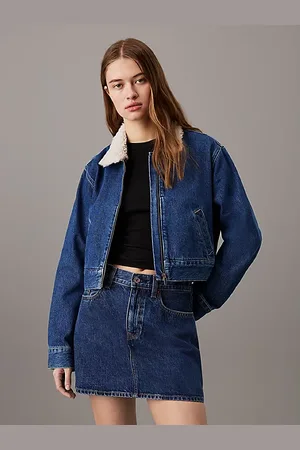 Calvin Klein Chaqueta cropped con cremallera