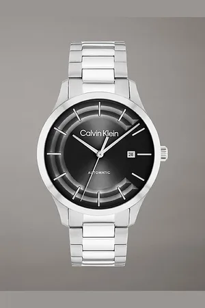 Calvin Klein Reloj automático de pulsera con eslabones en H - CK Iconic