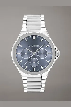 Calvin Klein Reloj de cristal y acero inoxidable