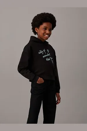 Calvin Klein Sudadera con capucha boxy con logo gráfico