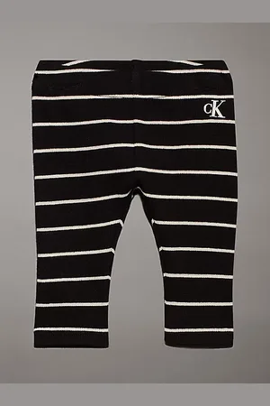 Calvin Klein Leggings a rayas para recién nacidos