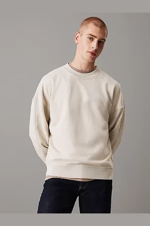 Calvin Klein Sudadera holgada de algodón lavado