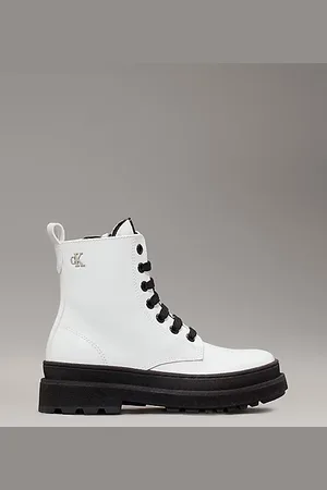 Calvin Klein Botas con cordones para niños con cremallera