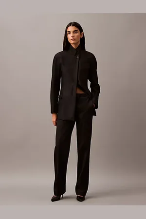 Calvin Klein Pantalón cavalry de sarga de tiro bajo