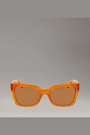 Calvin Klein Gafas de sol rectangulares modificadas CKJ24606S