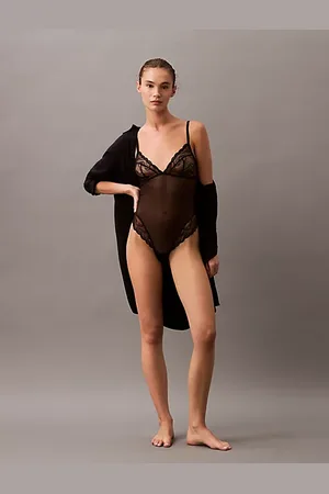 Calvin Klein Bodi de encaje y malla - CK Instinct