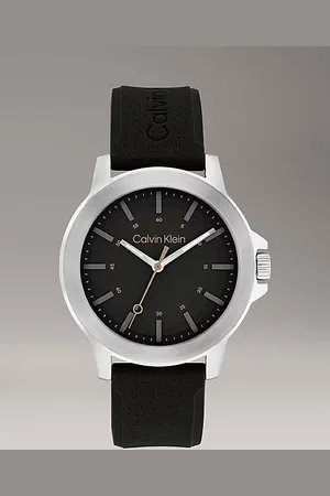 Calvin Klein Reloj con pulsera de malla y logo monograma