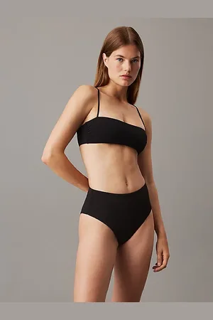 Calvin Klein Parte de arriba de bikini de bandeau - CK Black