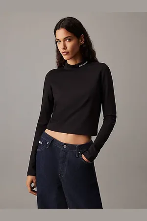 Calvin Klein Top de manga larga de punto milano