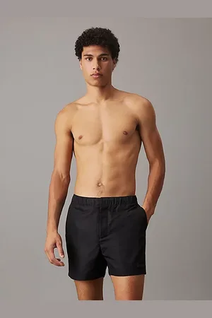 Calvin Klein Bañador corto con cinturilla doble - CK Monogram