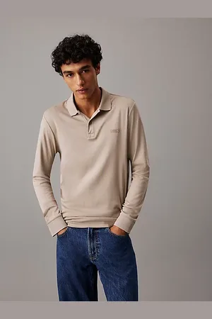 Calvin Klein Polo slim de manga larga