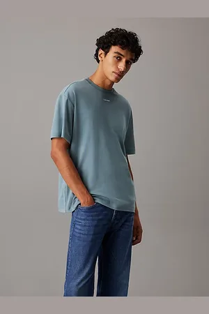 Calvin Klein Camiseta holgada de entrelazado de algodón