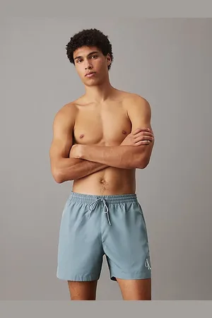 Calvin Klein Bañador de largo medio con cordón - CK Monogram
