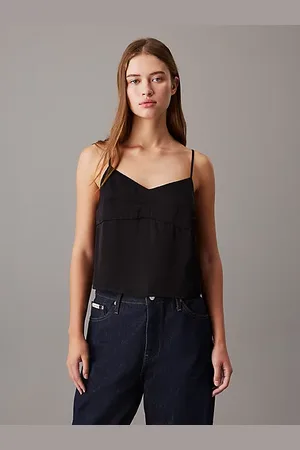 Calvin Klein Top corpiño de satén