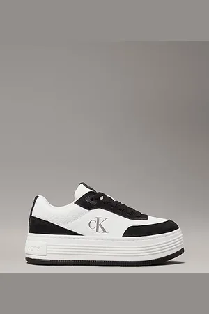 Calvin Klein Zapatillas de plataforma de piel