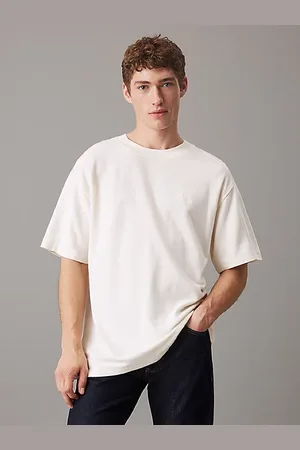 Calvin Klein Camiseta de canalé de algodón peinado