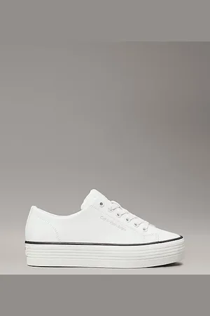 Calvin Klein Zapatillas de plataforma de piel