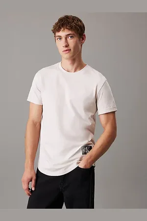 Calvin Klein Camiseta de algodón con insignia