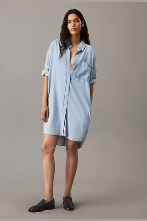 Calvin Klein Vestido camisero relaxed