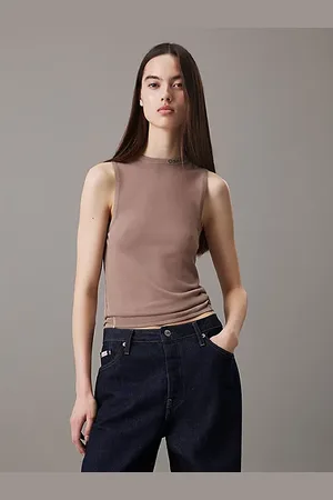 Calvin Klein Camiseta de tirantes de punto suave
