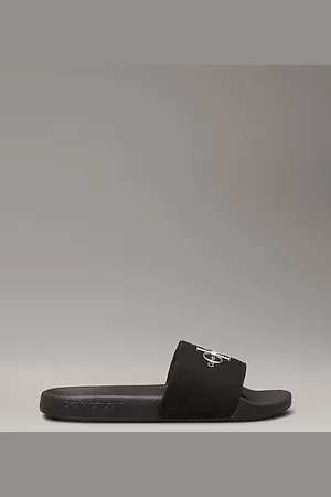 Calvin Klein Chanclas de lona con logo