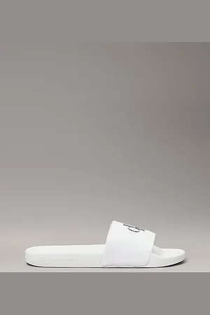 Calvin Klein Chanclas de lona con logo