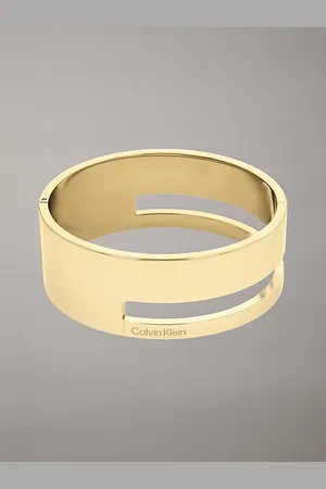 Calvin Klein Pulsera minimalista con bisagra