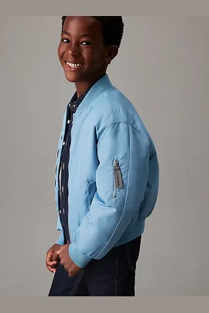 Calvin Klein Cazadora bomber boxy de satén