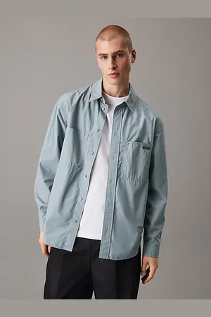 Calvin Klein Camisa holgada de popelín de algodón