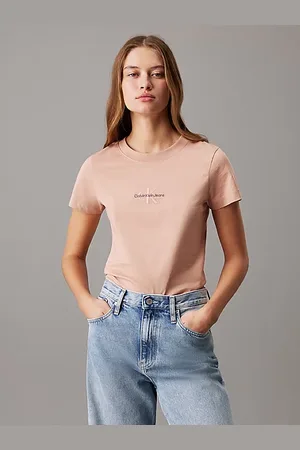 Calvin Klein Camiseta slim con monograma