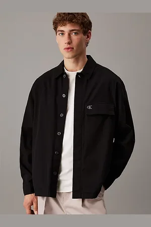 Calvin Klein Sobrecamisa holgada de algodón