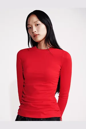 Calvin Klein Camiseta slim fruncida