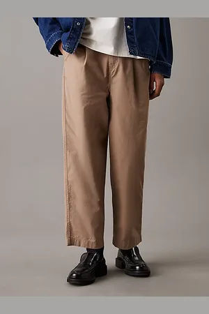 Calvin Klein Pantalón cropped holgado de algodón