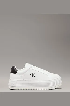 Calvin Klein Zapatillas de plataforma de piel