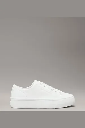 Calvin Klein Zapatillas de plataforma de piel