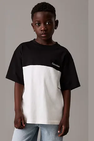 Calvin Klein Camiseta color block oversized