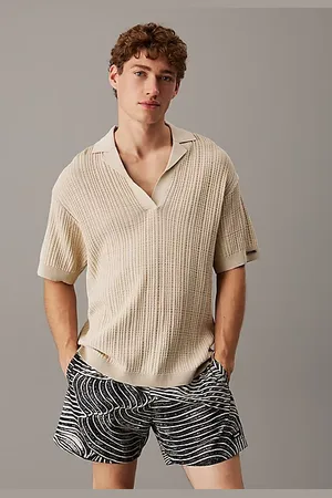 Calvin Klein Polo de playa punto calado
