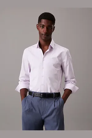 Calvin Klein Camisa de vestir slim de popelín
