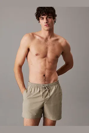 Calvin Klein Bañador de largo medio con cordón - Logo Tape
